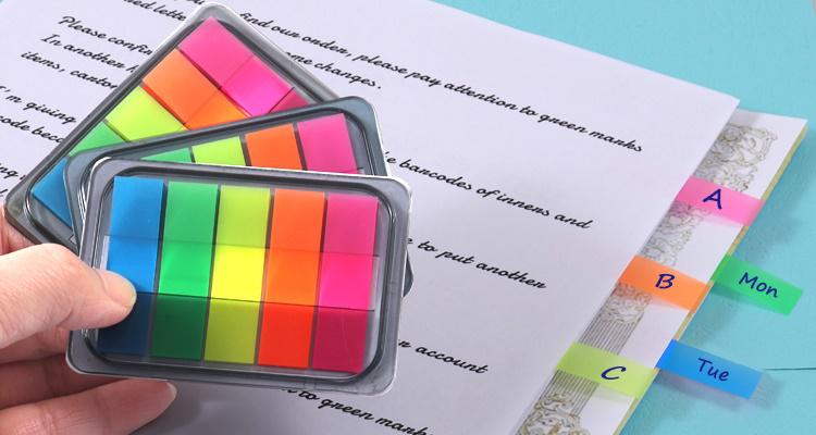 Multicolour Sticky Note Tabs