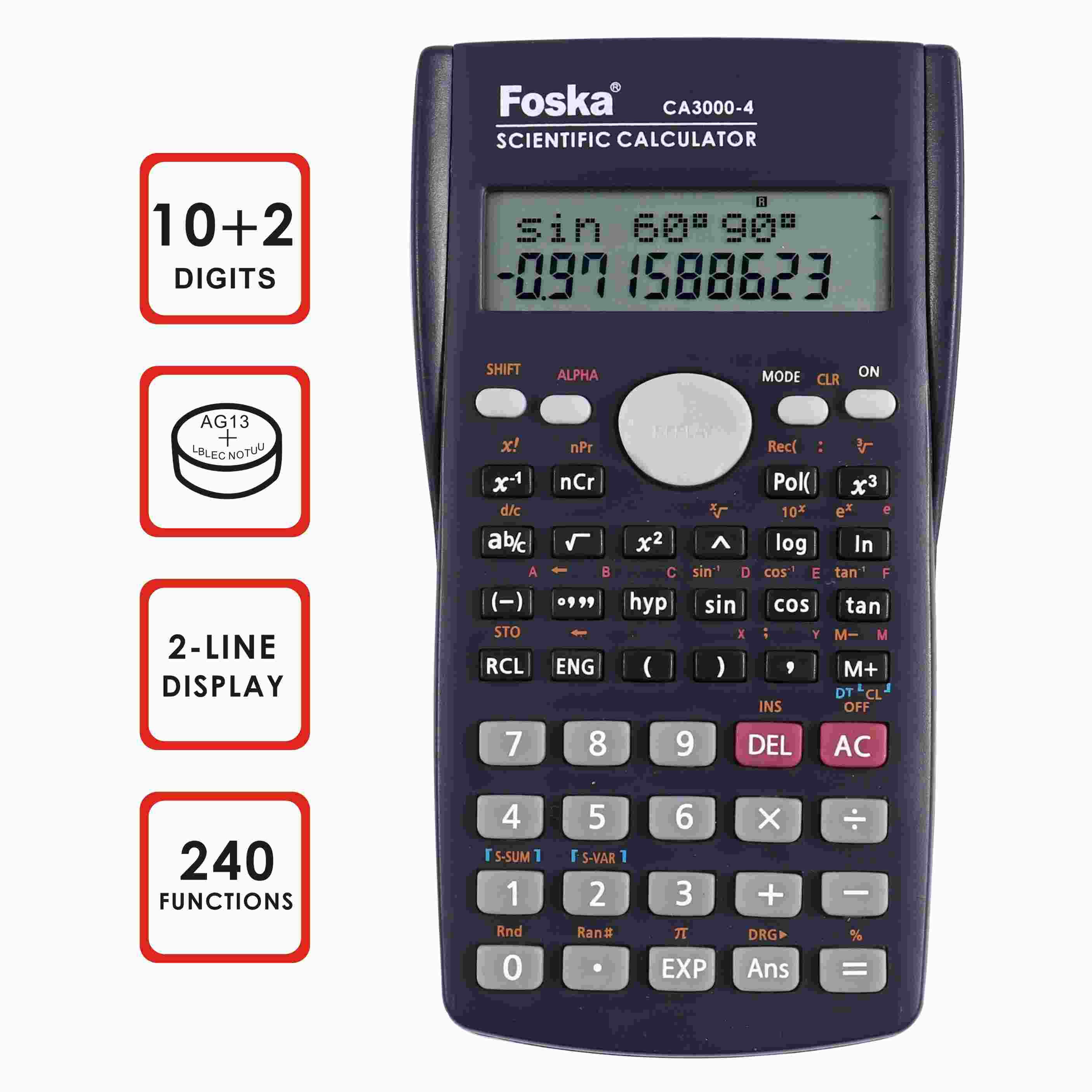 Multi-Function School Engineering Scientific Calculator