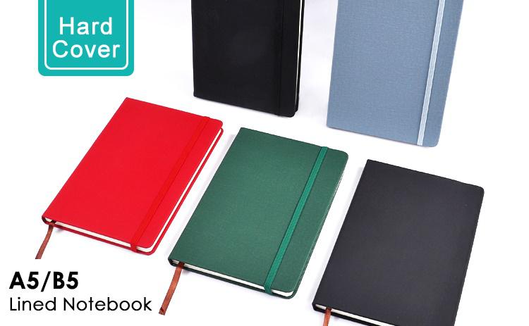 A5 Pu lined notebook