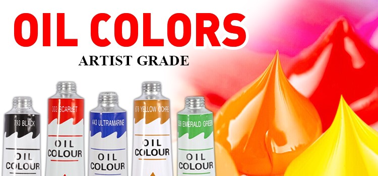 12 colors oil color