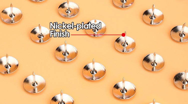 nickel plated surface Nickle Thumbtacks