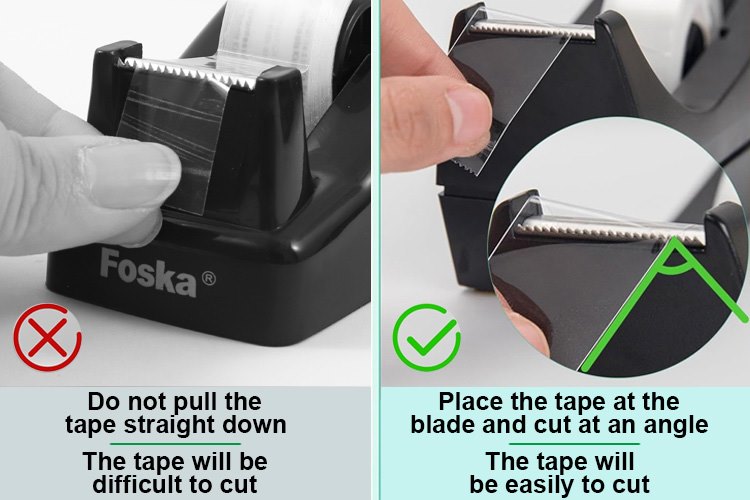 paper tape cutting dispensers