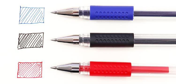 Red/Blue/Black Pens