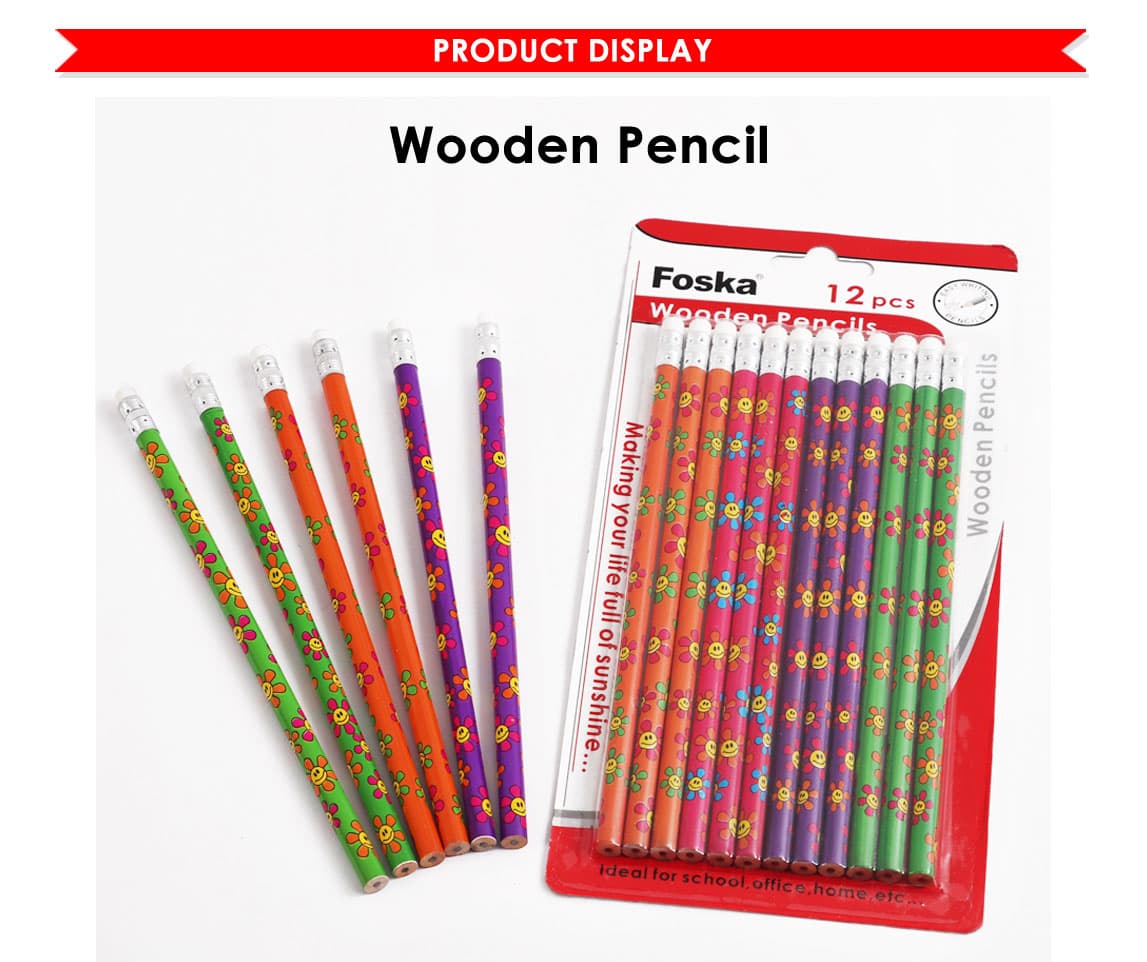 Foska wooden hb pencil