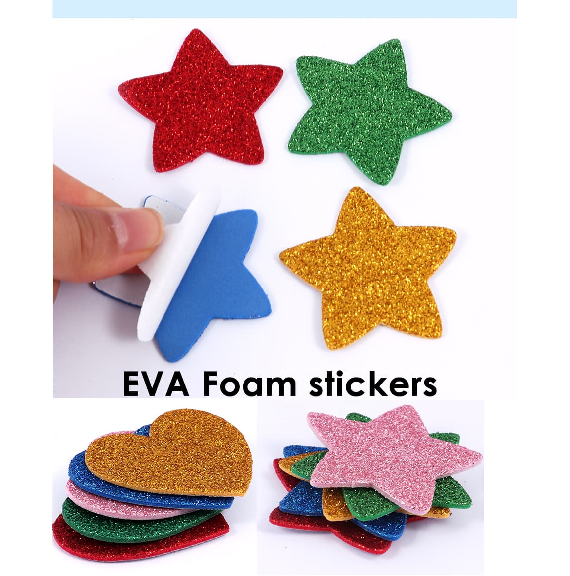 Assorted Colors Foam Stickers