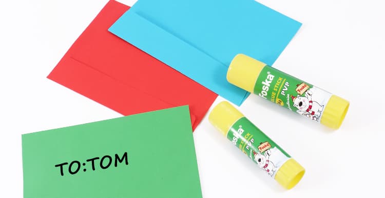 Letters Pasting glue stick