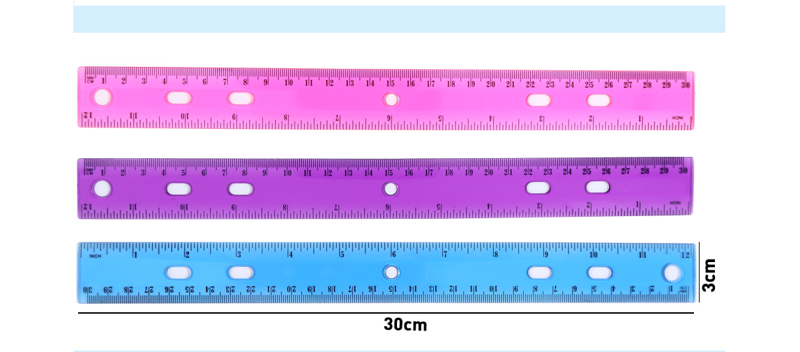 EXACT INCH Plastic Ruler