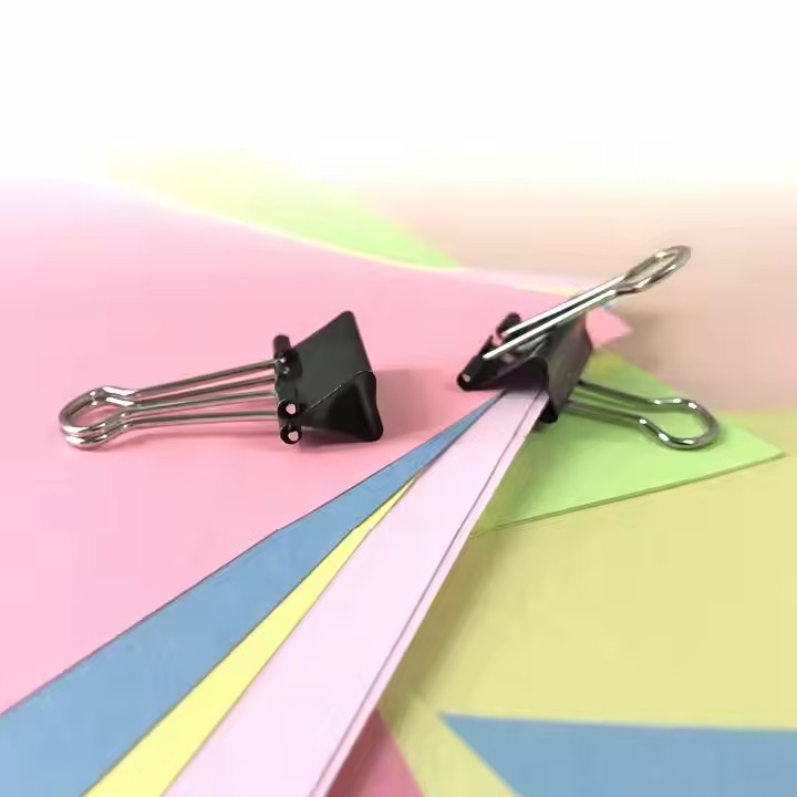 black binder clip