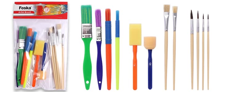 nylon plastic handle brush