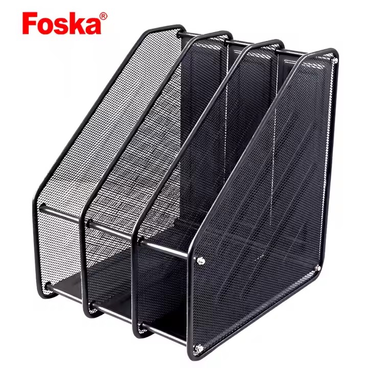 3 tier metal mesh organizer