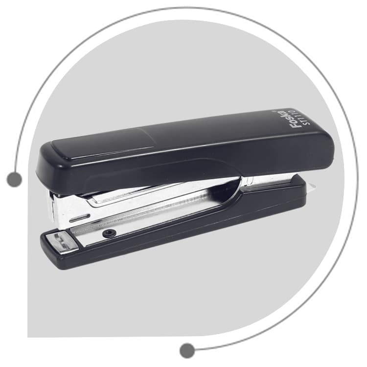 black color stapler