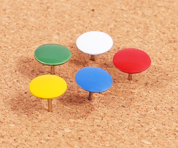 VARIOUS COLORS AVAILABLE Thumbtacks