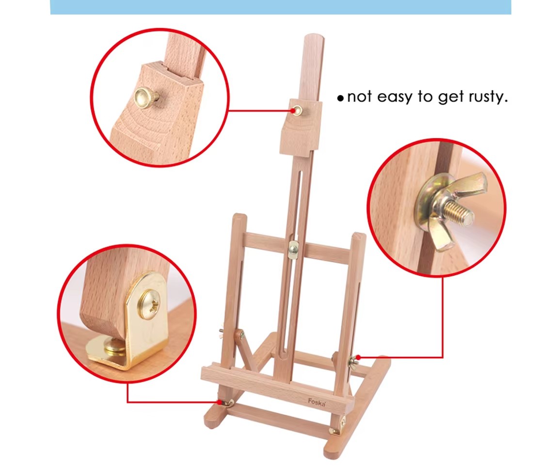 Studio Floor Easel with Beech Wood
