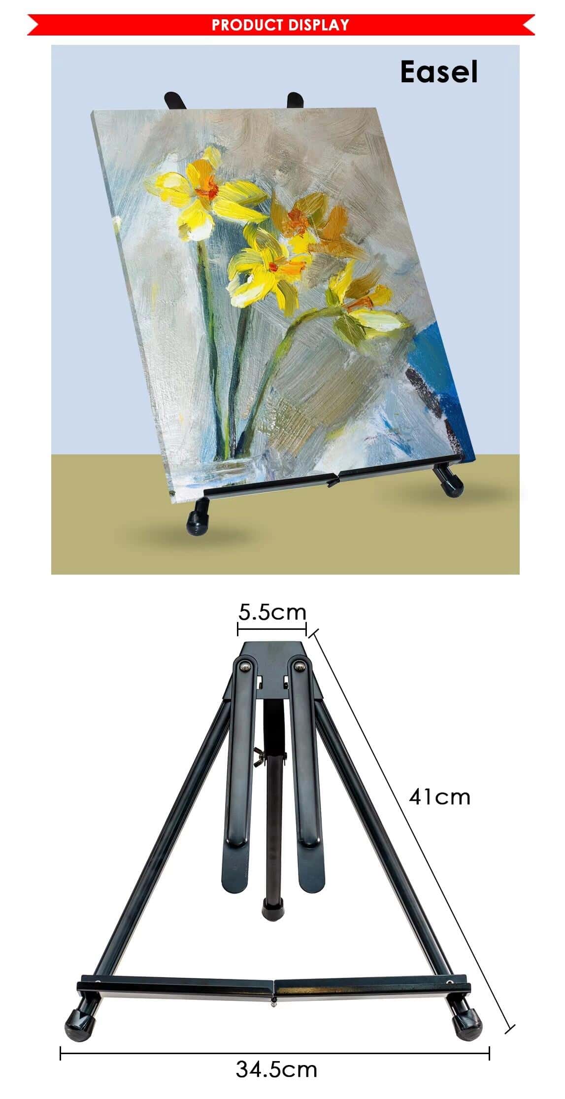 metal mini easel