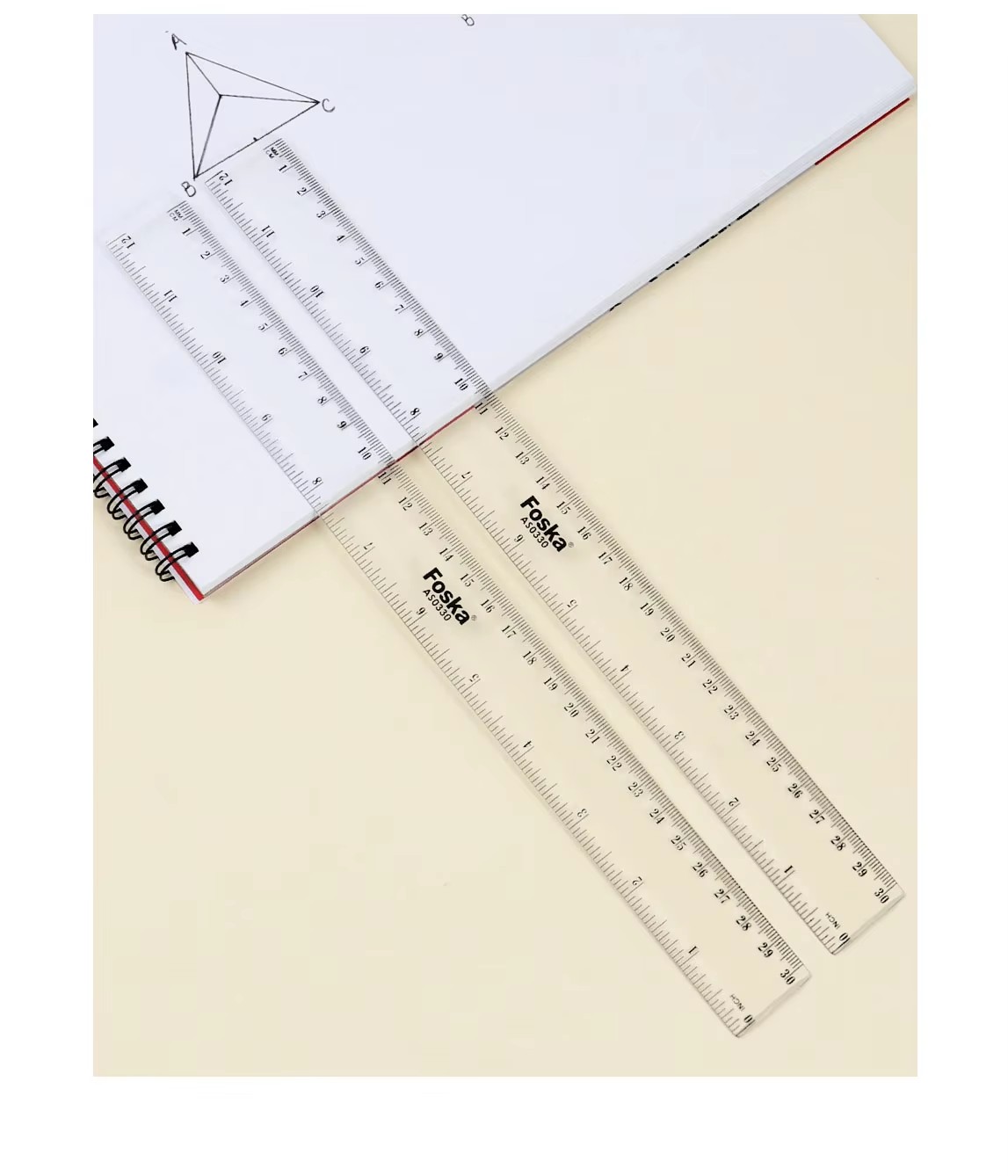 30cm Plastic Ruler 