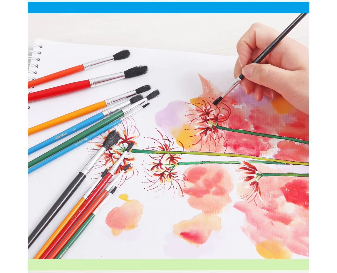 artist brush set for painting