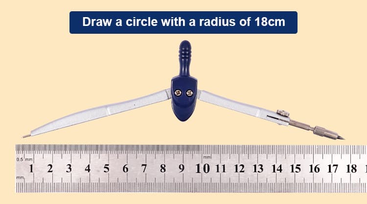 Easy Circle Drawing compass divider