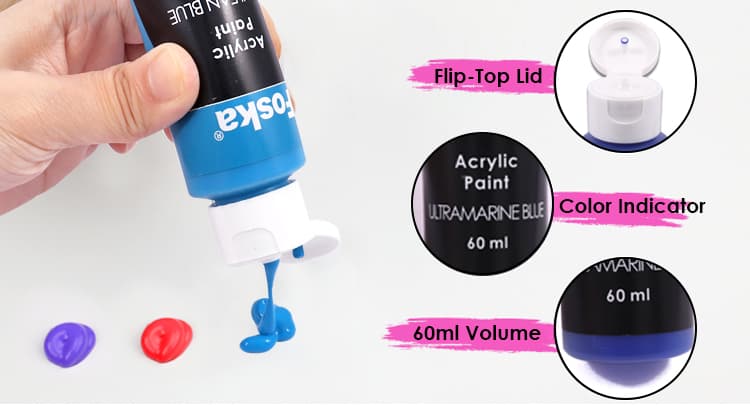Squeezable Bottle Acrylic Paint
