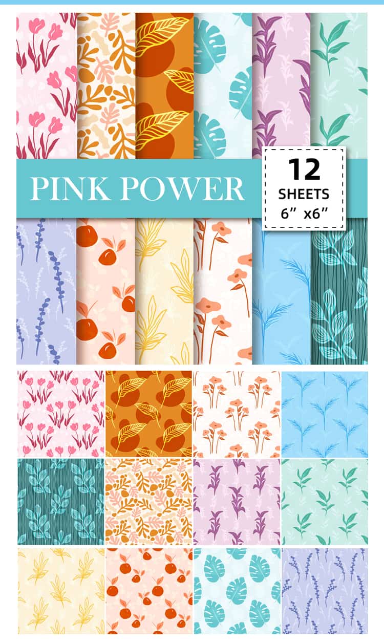 Colorful Scrapbook Paper