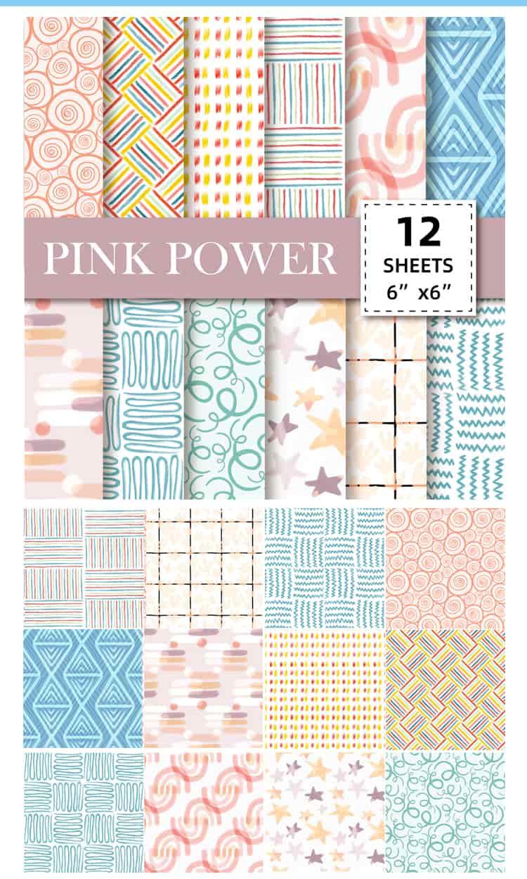 Plants Scrapbook Paper 