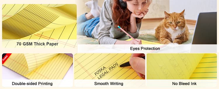 A4 legal pads