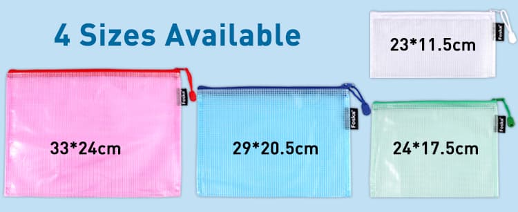Various Sizes Zipper Bag