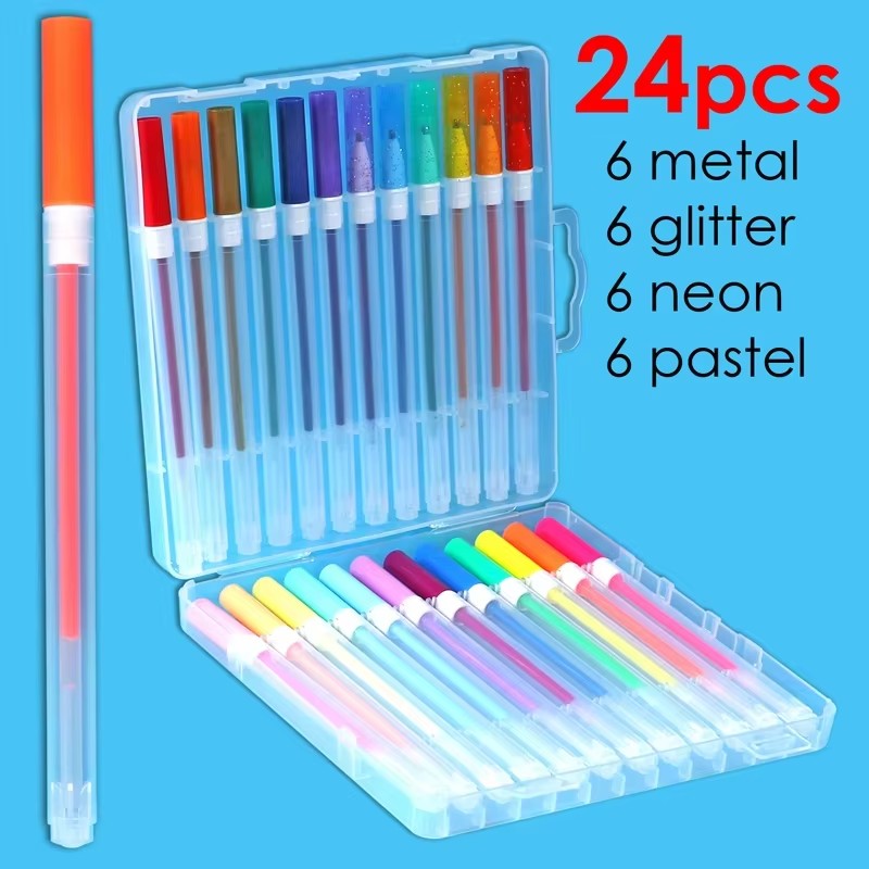 24pcs color gel pen
