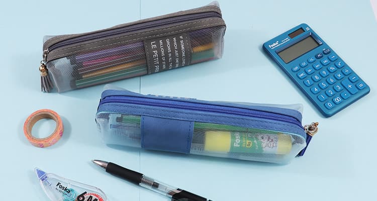 Clear Portable Pencil Bag