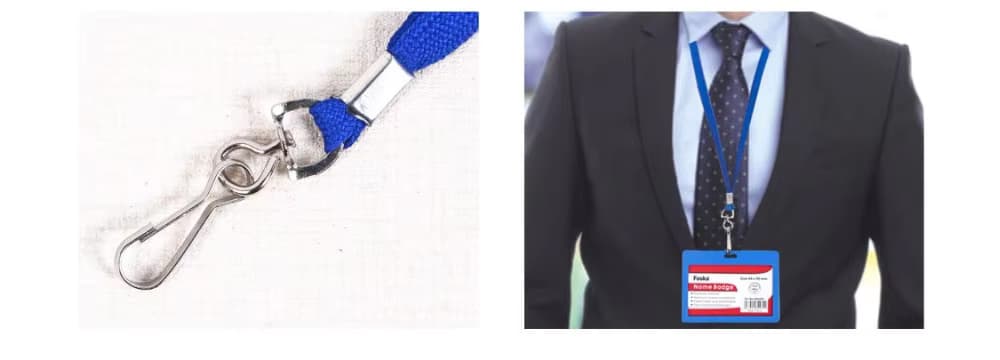 Neck Lanyards With Clips