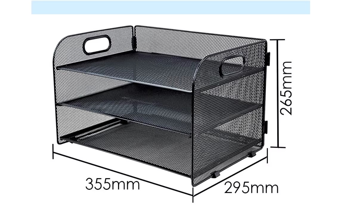 3 layer document tray