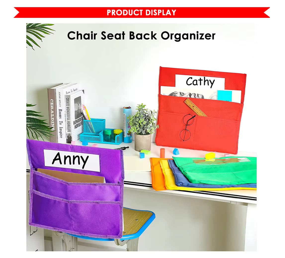 Chair Seat Back Organizer