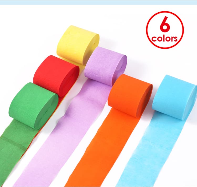 Crepe Paper Roll for DIY