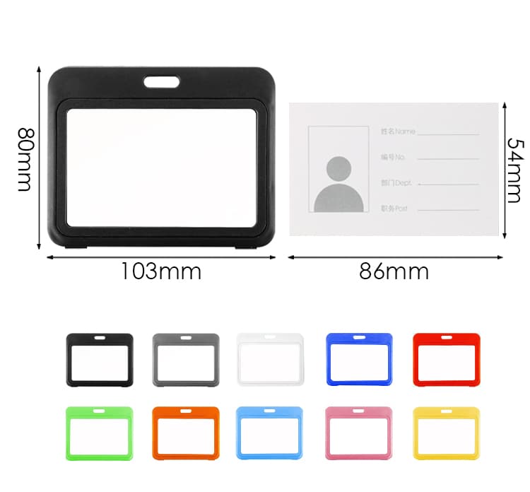 Horizontal ID Card Holder
