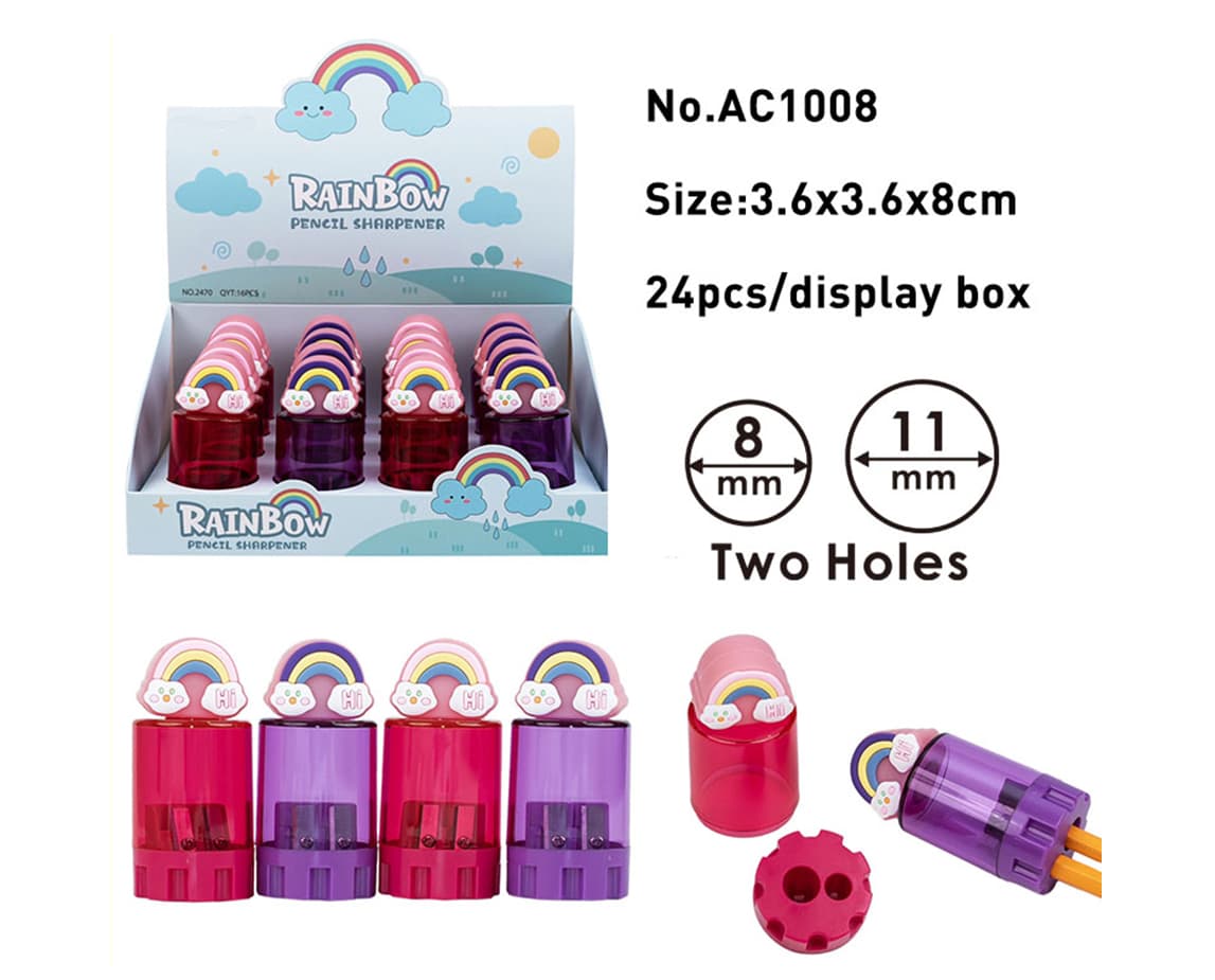 Colorful Cartoon Pencil Sharpener