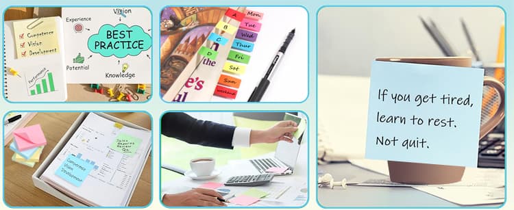 Different Colors Sticky Notes Set