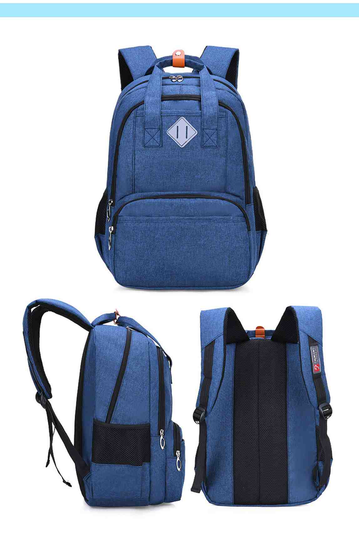 Blue School Bag