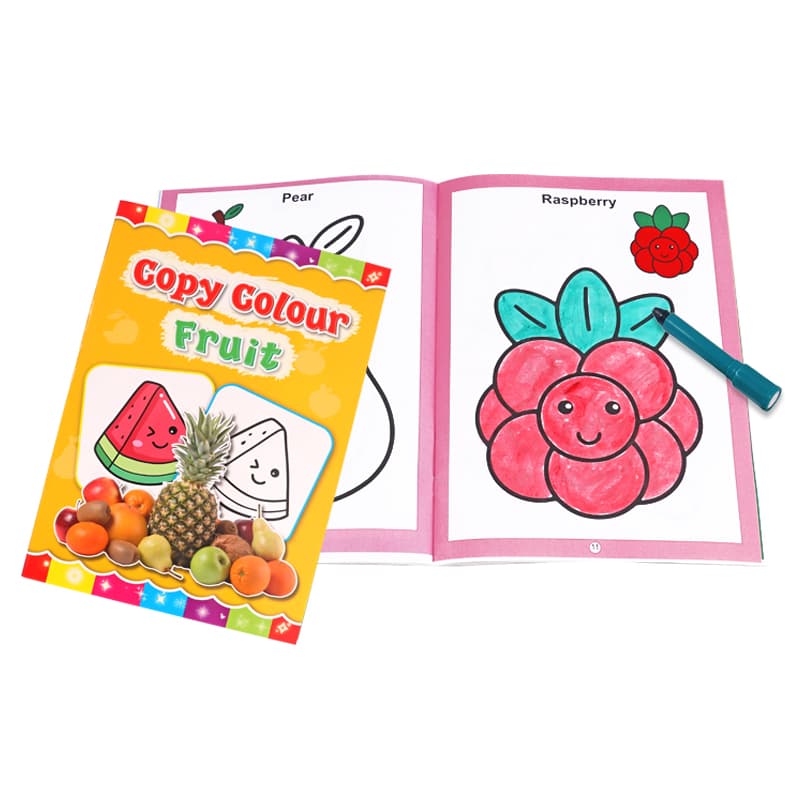 8 pages coloring book