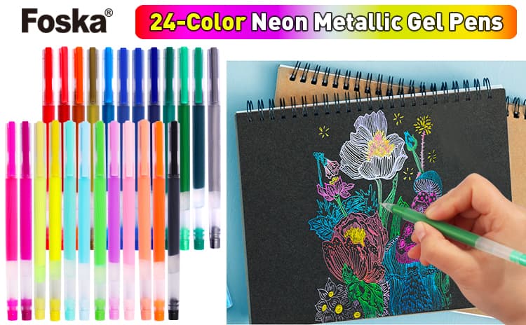 Neon Gel Pens