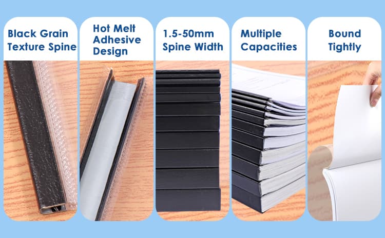 Binding Clear Covers with Steel Spine