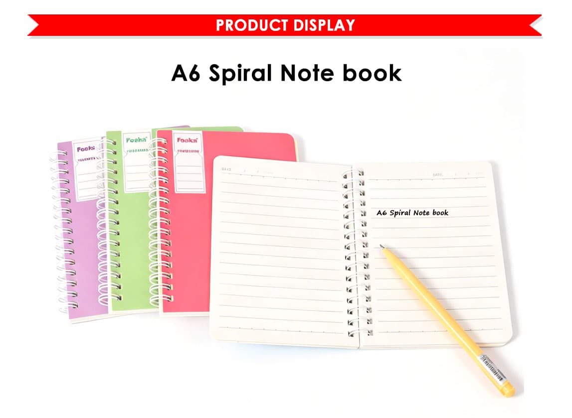 A6 Spiral Note Book A6 Spiral Note Book