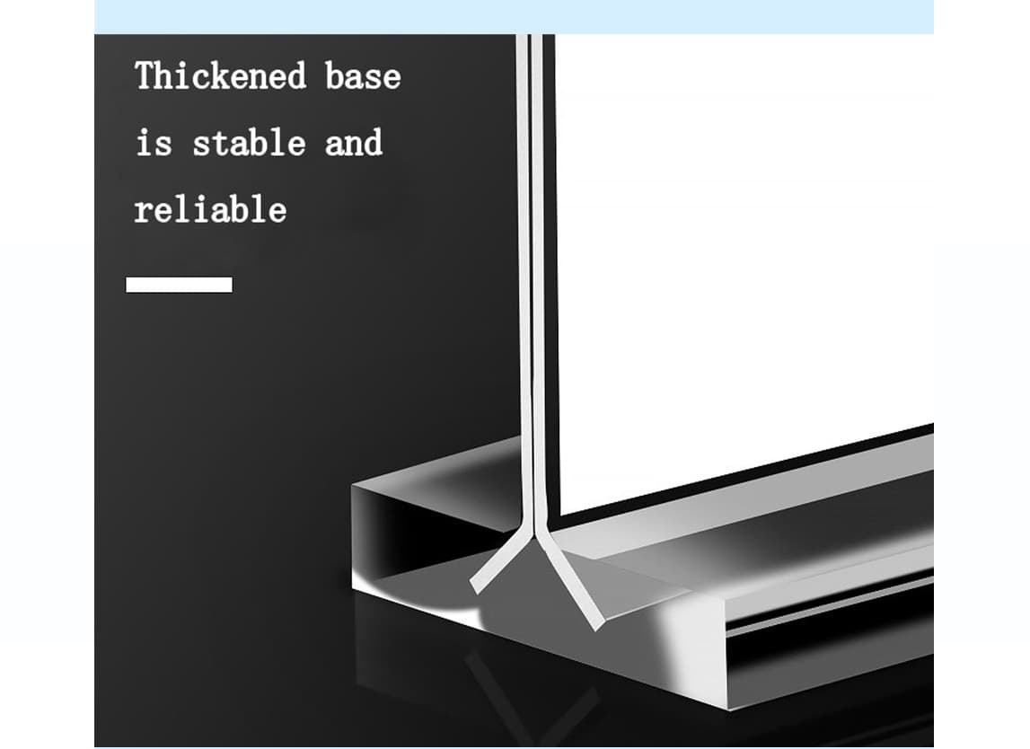 Transparent Acrylic Sign Holder