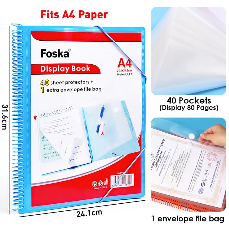 A4 Display book