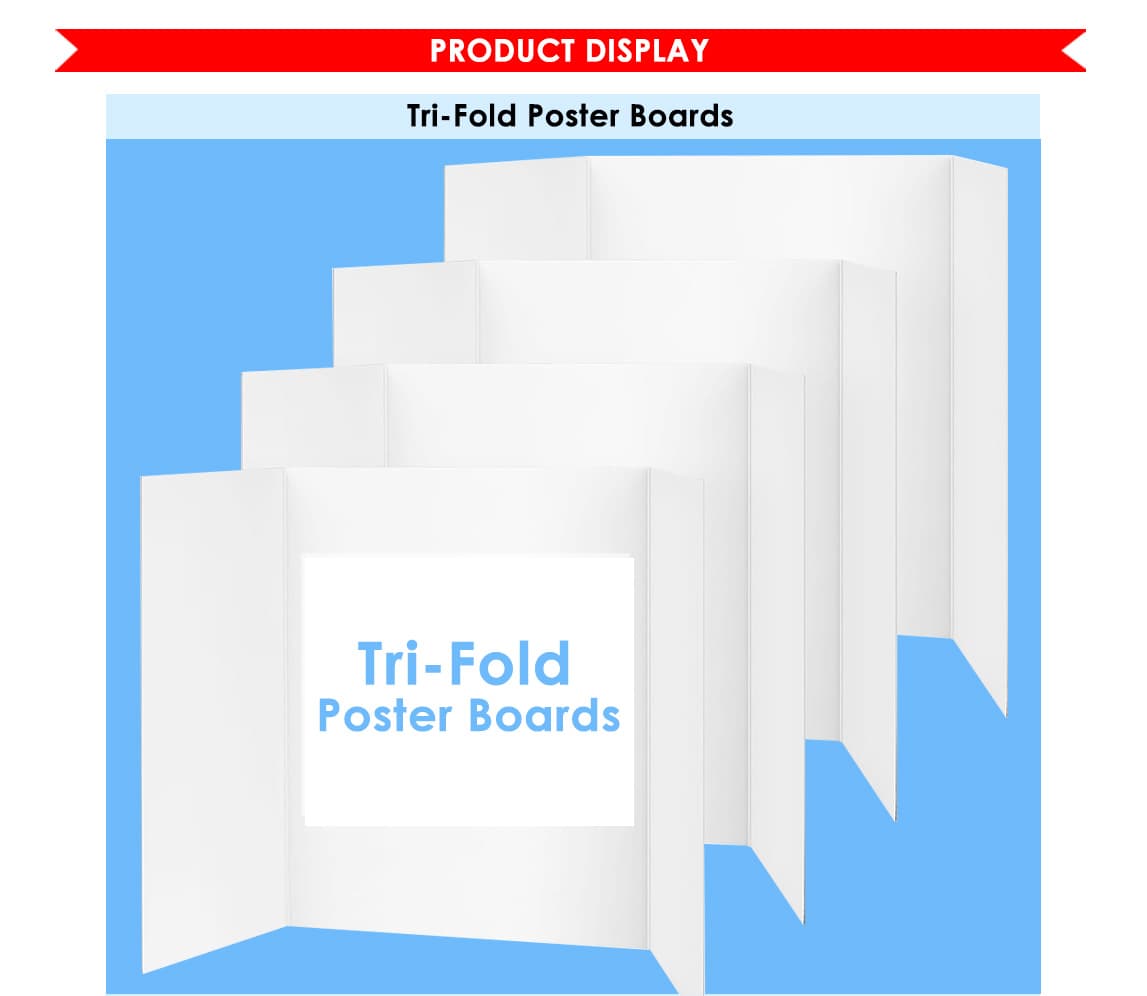  Tri-Fold Poster Boards