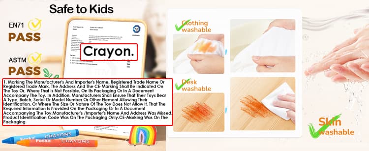 Non Toxic Wax Crayon