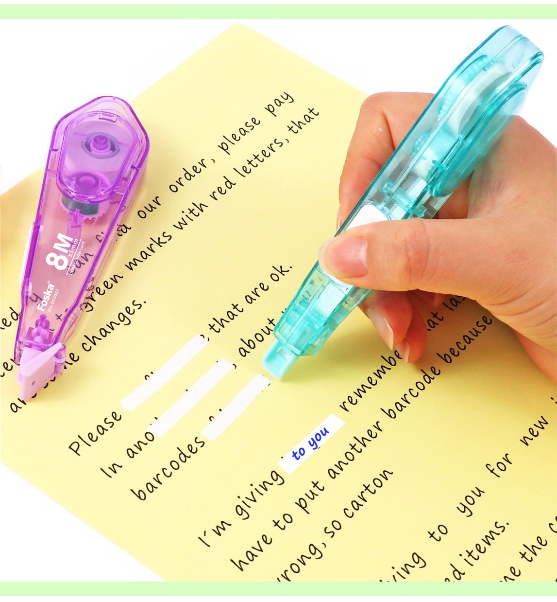 quick dry correction tape