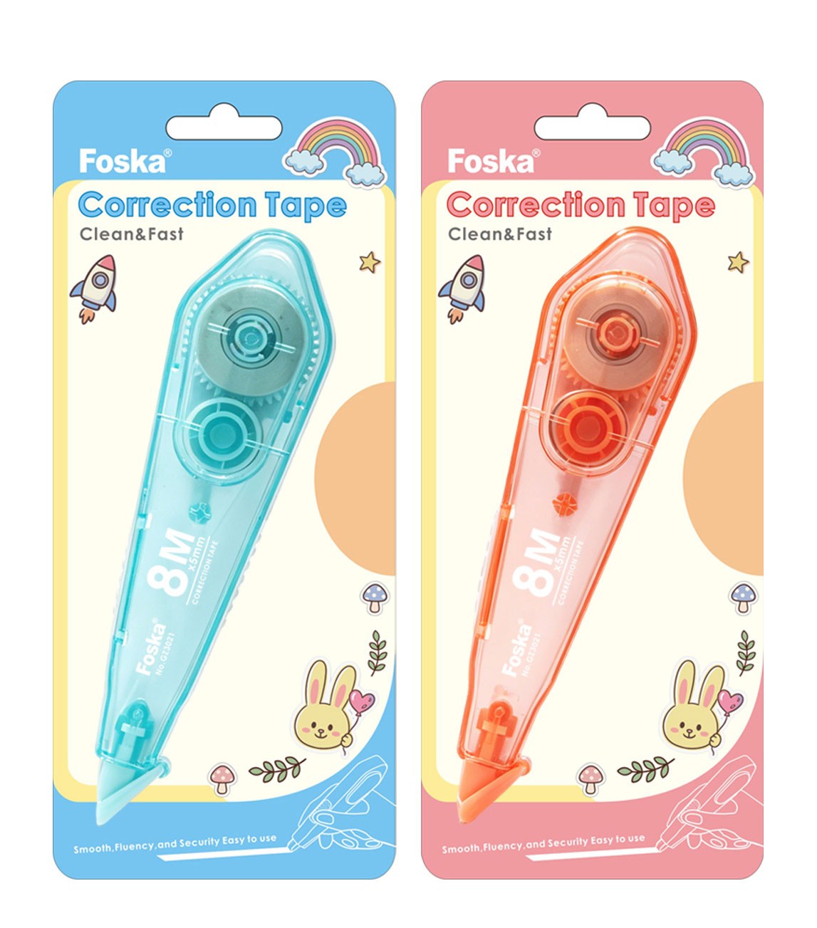 8M Long Capacity Tape Transparent