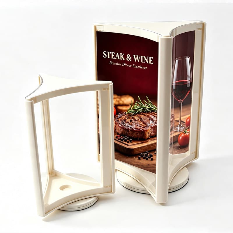 Three-Sided Rotating Stand